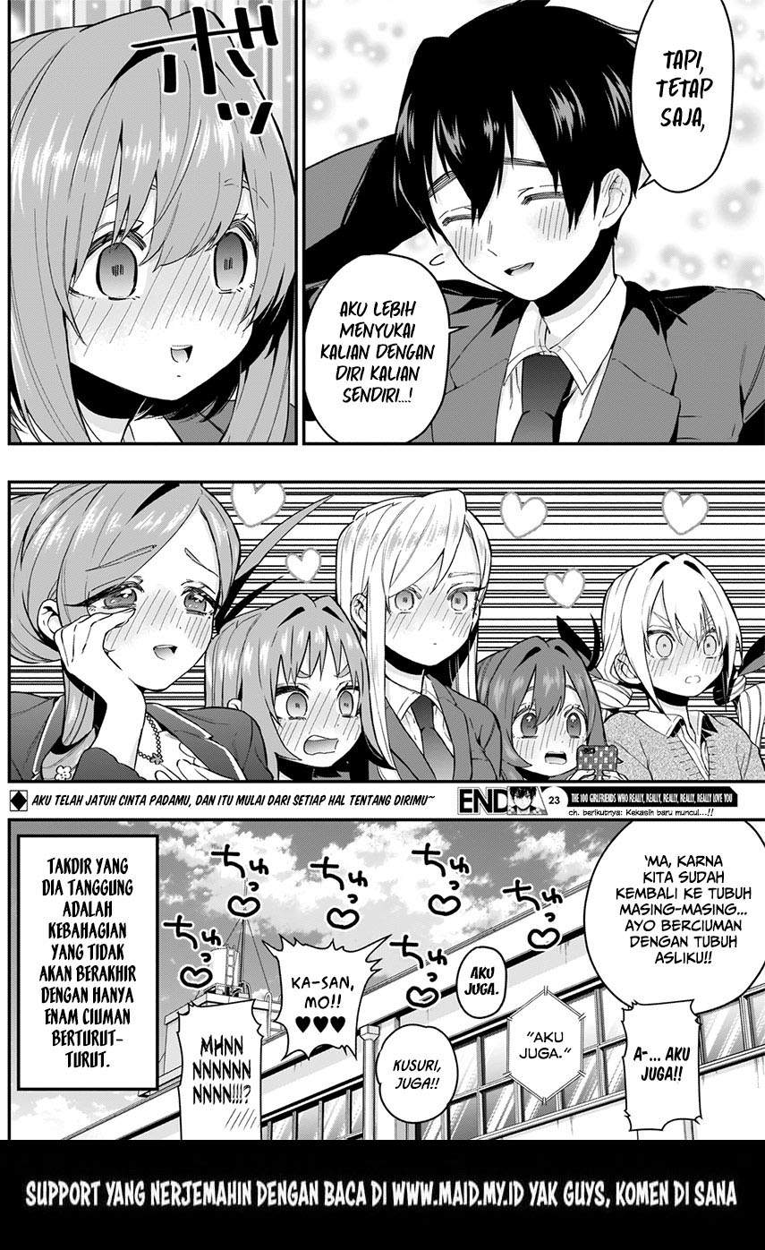 Kimi no Koto ga Dai Dai Dai Dai Daisuki na 100-ri no Kanojo chapter 23